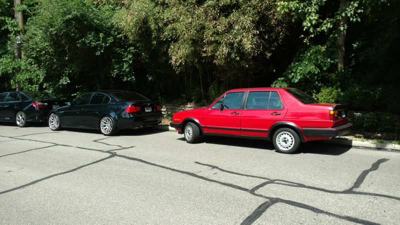 Two German sports sedans